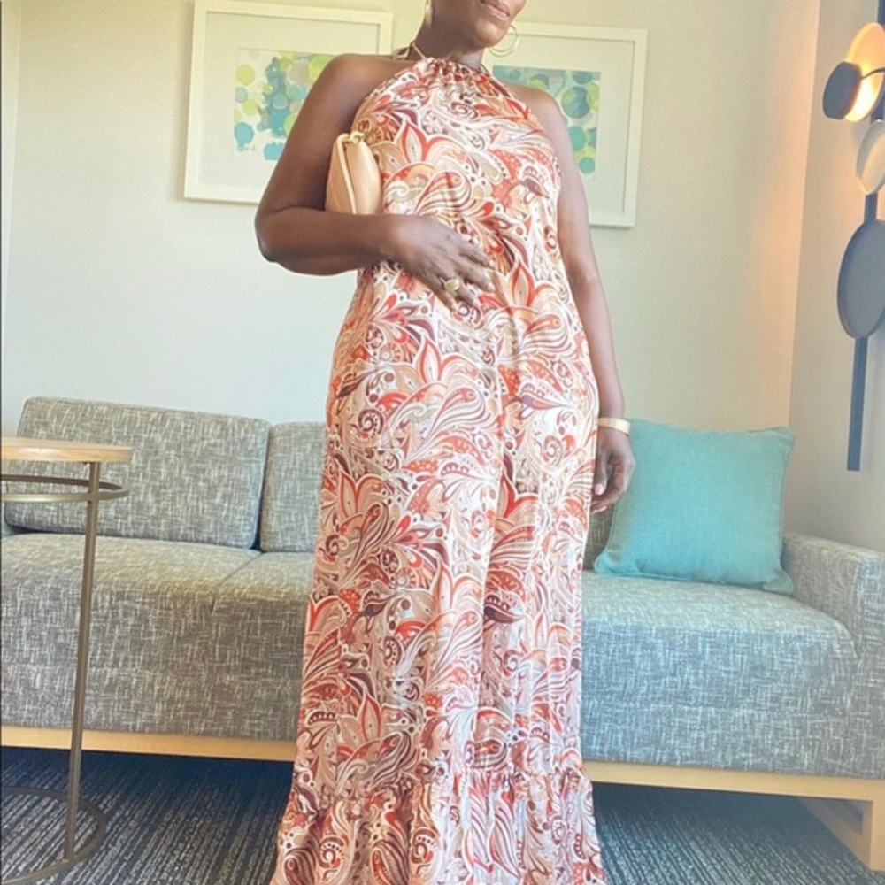 Bareback bohemian dress